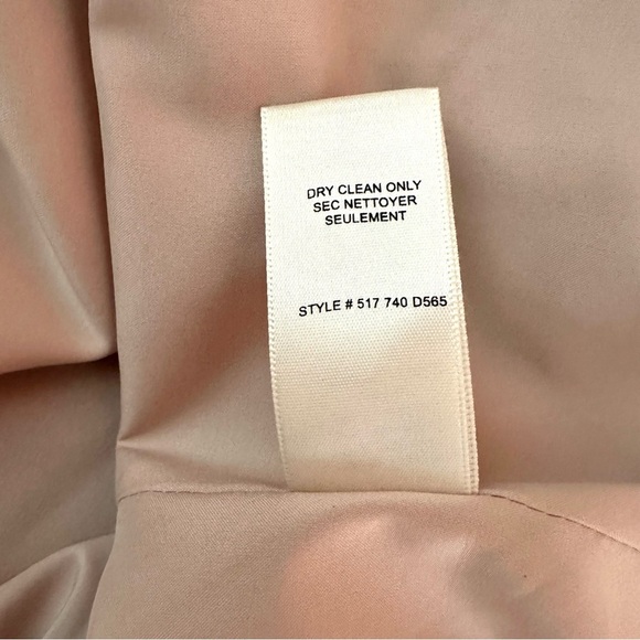 Rebecca Taylor Ruffle Mock Neck Dress Size Small Burnt Orange Sleeveless - Picture 7 of 8